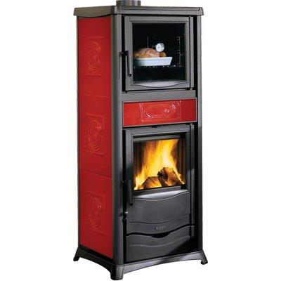 STUFA LEGNA ROSSELLA PLUS FORNO EVO LA NORDICA BORDEAUX KW 19,1 MM 559X536 H.MM 1359 Immagine principale del prodotto