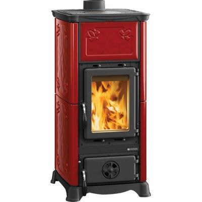 STUFA LEGNA EMILIANA LA NORDICA BORDEAUX KW 6,5 MM 453X490 H.MM 950