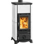 STUFA LEGNA EMILIANA LA NORDICA BIANCO INFINITY KW 6,5 MM 453X490 H.MM 950