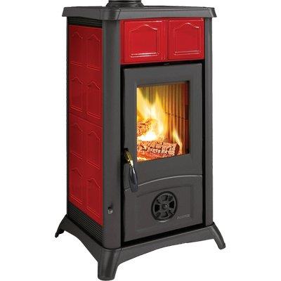 STUFA LEGNA GEMMA LA NORDICA BORDEAUX KW 6 MM 460X495 H.MM 840