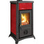 STUFA LEGNA GEMMA LA NORDICA BORDEAUX KW 6 MM 460X495 H.MM 840
