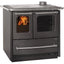 CUCINA LEGNA SOVRANA EASY EVO 2.0 LA NORDICA NERO ANTRACITE KW 7,5 MM 964X641 H.MM 848