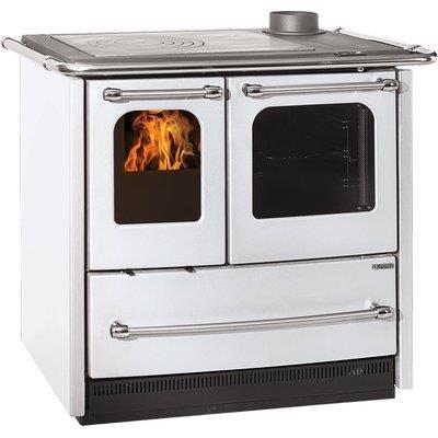 CUCINA LEGNA SOVRANA EASY EVO 2.0 LA NORDICA BIANCO KW 7,5 MM 964X641 H.MM 848 Immagine principale del prodotto