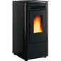 STUFA PELLET KETTY EVO 2.0 EXTRAFLAME NERO KW 6,5 MM 456X507 H.MM 884