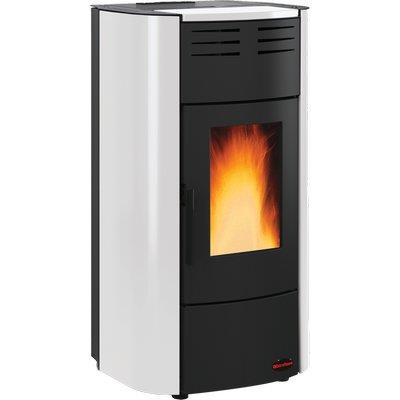 TERMO STUFA PELLET RAFFAELLA IDRO H15 EXTRAFLAME BIANCO KW 18,1 MM 633X626 H.MM 1176 Immagine principale del prodotto