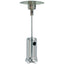 STUFA GAS GPL A FUNGO + RUOTE FLAME DOMUS ACCIAIO KW 5/13