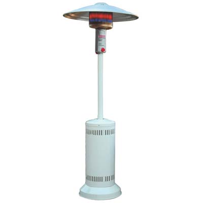 STUFA GAS GPL A FUNGO + RUOTE DOMUS BIANCO KW 5/12 Immagine principale del prodotto