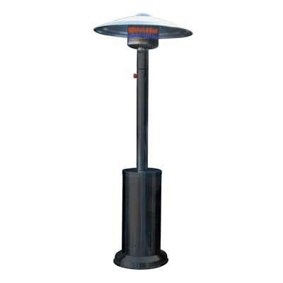 STUFA GAS GPL A FUNGO + RUOTE DOMUS NERO KW 5/12