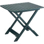 TAVOLO TEVERE PROGARDEN PP VERDE CM 80X72 H.CM 70