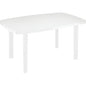 TAVOLO FARO PROGARDEN PP BIANCO CM 137X85 H.CM 72