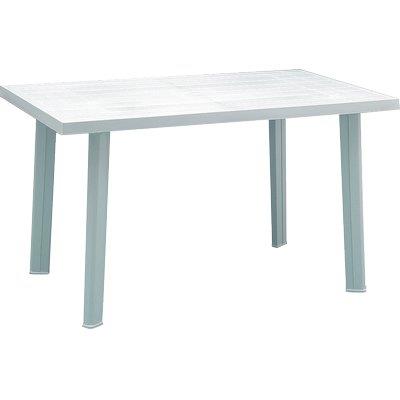 TAVOLO VELO PROGARDEN PP BIANCO CM 126X76 H.CM 72 Immagine principale del prodotto