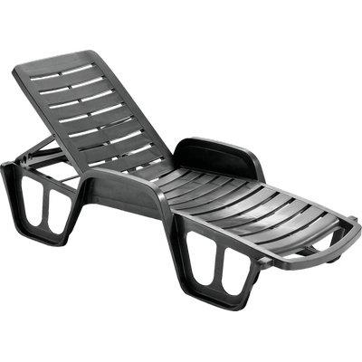 LETTINO IMPILABILE PROGARDEN PP ANTRACITE CM 71X192 H.CM 46 Immagine principale del prodotto