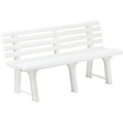 PANCHINA ORCHIDEA PROGARDEN PP BIANCO CM 145X49 H.CM 74