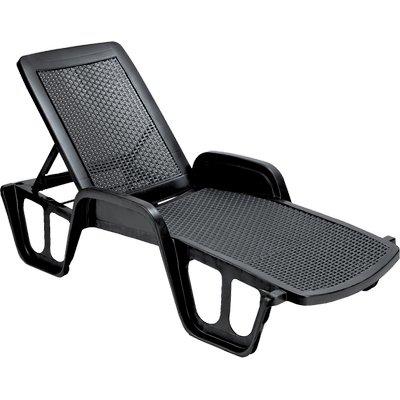 LETTINO POOL IMPILABILE PROGARDEN PP ANTRACITE CM 71X192 H.CM 46