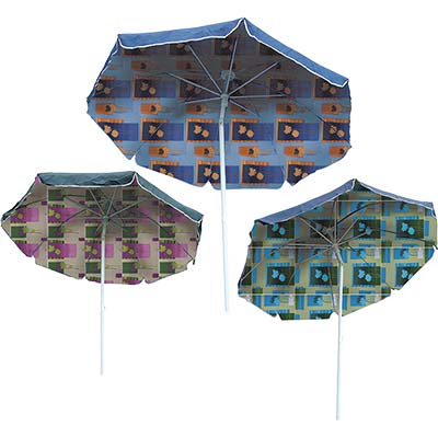 OMBRELLONE MARE COVER DOMUS ACCIAIO/COTONE DUPLEX MT 2 Immagine principale del prodotto