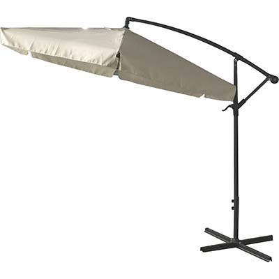 OMBRELLONE PALO LATERALE BANANA DOMUS ACCIAIO/POLY ECRU MM 48 MT 3 Immagine principale del prodotto