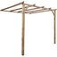 PERGOLA A MURO LEGNO EURO DOMUS PINO IMPREGNATO MT 2,8X3 H.MT 2,3