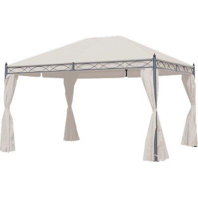 TENDA LATERALE GAZEBO NAPOLI DOMUS ACCIAIO/POLY MT 3X4