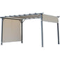 PERGOLA CAIRO DOMUS ACCIAIO/POLY MT 3X4