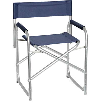 SEDIA REGISTA DOMUS ALLUMINIO/POLY BLU CM 56X46 H.CM 80 Immagine principale del prodotto