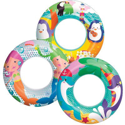 CIAMBELLA GONFIABILE  AVV. MARINE 36113 BESTWAY CM 51 COLORI ASSORTITI Immagine principale del prodotto