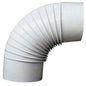 GOMITO LEGNA 90° CLASSIC BIANCO SAVE CM 10