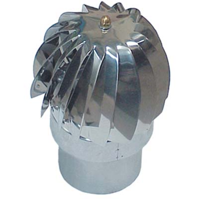 VENTOLINO GIREVOLE BASE TONDA MASCHIO INOX 304 CM 25