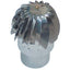 VENTOLINO GIREVOLE BASE TONDA MASCHIO INOX 304 CM 15