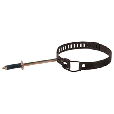 COLLARE REGGITUBO CLASSIC NERO OPACO CM 10/15 + TASSELLO Immagine principale del prodotto