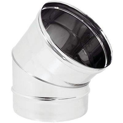 GOMITO INOX AISI 304 45° CM 10