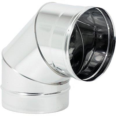 GOMITO INOX AISI 304 90° CM 25