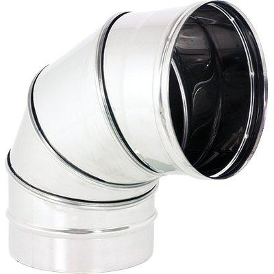 GOMITO INOX AISI 316 90° GIREVOLE CM 8
