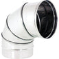 GOMITO INOX AISI 316 90° GIREVOLE CM 8
