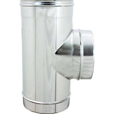 TUBO A TEE 90° MMF ACCIAIO INOX AISI 304 CM  8 MMF