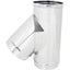TUBO A TEE 135° MMF ACCIAIO INOX AISI 304 CM 25