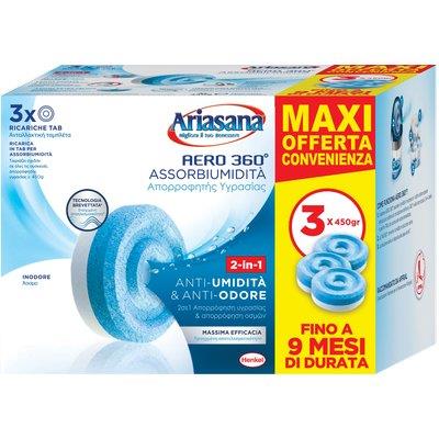 ARIASANA TAB RICARICA AERO 360 INODORE 3XGR 450 Immagine principale del prodotto