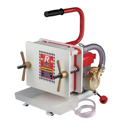 FILTRO ENOLOGICO COLOMBO  6 ROVER VOLT 230 WATT 340 LT/H 200/300 PIASTRE 6 CM 20X20 Immagine principale del prodotto