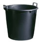 CASSA PORTA MACERIE FONDO TONDO PE NERO CM 55 H.CM 41 LITRI 65