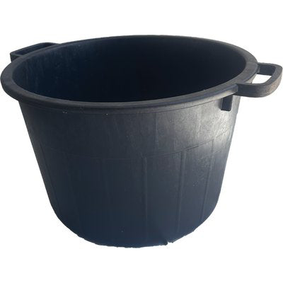 CASSA PORTA MACERIE FONDO TONDO PE NERO CM 50 H.CM 30 LITRI 40 Immagine principale del prodotto