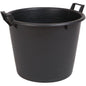 MASTELLO TONDO 2 MANICI ICS LDPE NERO LT 65 CM 55 H.CM 41
