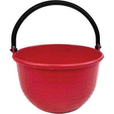 CESTA RACCOLTA TONDA PPL ROSSO LT 14