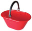 CESTA RACCOLTA OVALE MANICO FISSO ICS PPL ROSSO LT 20