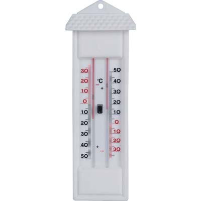 TERMOMETRO HOUSE DOMUS PP BIANCO -40/+50°C CM 8,0X23,0