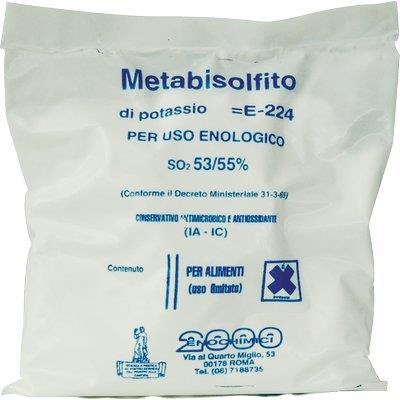 METABISOLFITO POTASSICO ENOLOGICO E224 GR 100 Immagine principale del prodotto