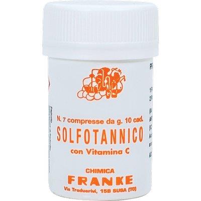 ANTIOSSIDANTE ENOLOGICO SOLFOTANNICO FRANKE TUBO 7 PASTIGLIE GR 10 Immagine principale del prodotto
