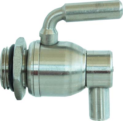 RUBINETTO A SFERA INOX SALVAGOCCIA + GHIERA TORNITO 1"M Immagine principale del prodotto