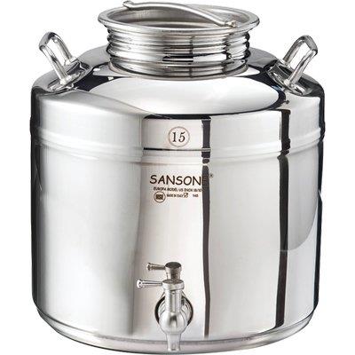 FUSTINO SALDATO EUROPA SANSONE INOX 18/10 LT 15 Immagine principale del prodotto