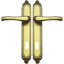 MANIGLIA EXPORT PLACCA FORO PATENT OTTONE BRONZATA SFUMATA Q8 I.MM 70 CF=PZ 2