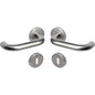 MANIGLIA OLARIX ROSETTA FORO PATENT COTTALI ACCIAIO INOX SATINATO CF=PZ 2