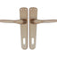 MANIGLIA GABRY PLACCA FORO PATENT ALLUMINIO BRONZATO PLACCA Q8 I.MM 90 CF=PZ 2